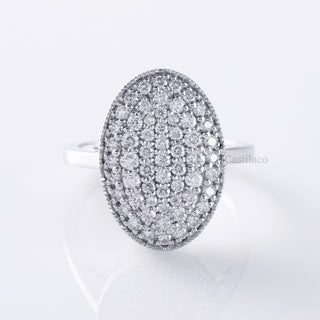 Twilight Bella Moissanite Diamond Engagement Ring