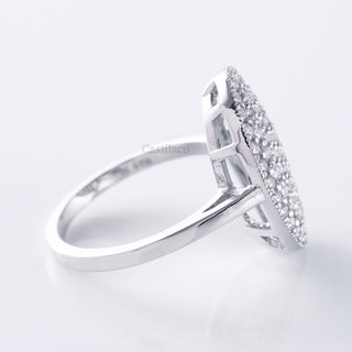 Twilight Bella Moissanite Diamond Engagement Ring