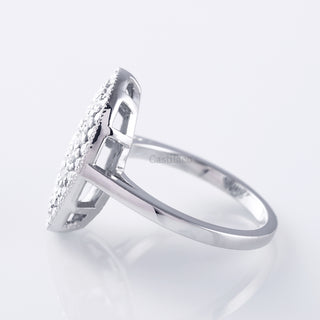 Twilight Bella Moissanite Diamond Engagement Ring