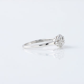 Vintage Moissanite Diamond Engagement Ring