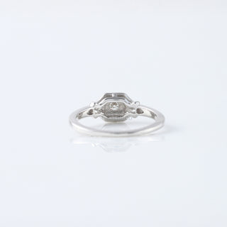 Vintage Moissanite Diamond Engagement Ring