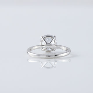 2.00 Ct Round Cut Lab Grown Diamond 14K White Gold Solitaire Engagement Ring