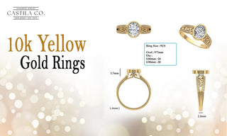 Shop 10K and 14K Yellow Gold Rings at Affordable Price