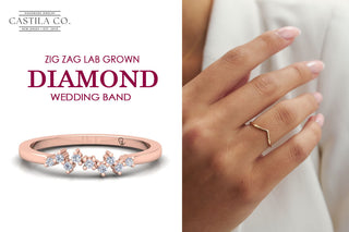 Gift that Glitters: Zig Zag Wedding Band