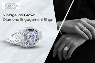 Vintage Lab-Grown Diamond Engagement Rings: Timeless Elegance