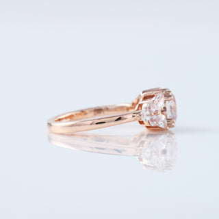 Muse Setting Round Lab Grown Diamond Engagement Ring