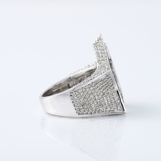 Iced Out Star Shape Moissanite Diamond Hip Hop Men's Ring