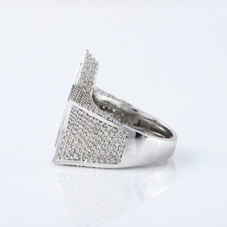 Iced Out Star Shape Moissanite Diamond Hip Hop Men's Ring