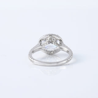 3.00CT Oval Cut F/VS1 Lab Grown Diamond Engagement Ring