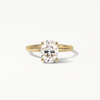 Oval Solitaire Lab Grown Engagement Rings