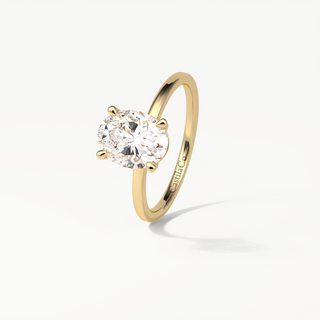 Oval Solitaire Lab Grown Engagement Rings